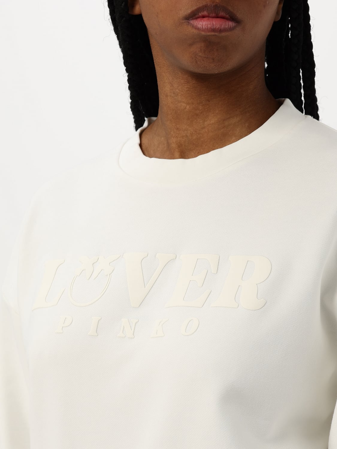 PINKO SWEATSHIRT: Pullover damen Pinko, Weiß - Img 3