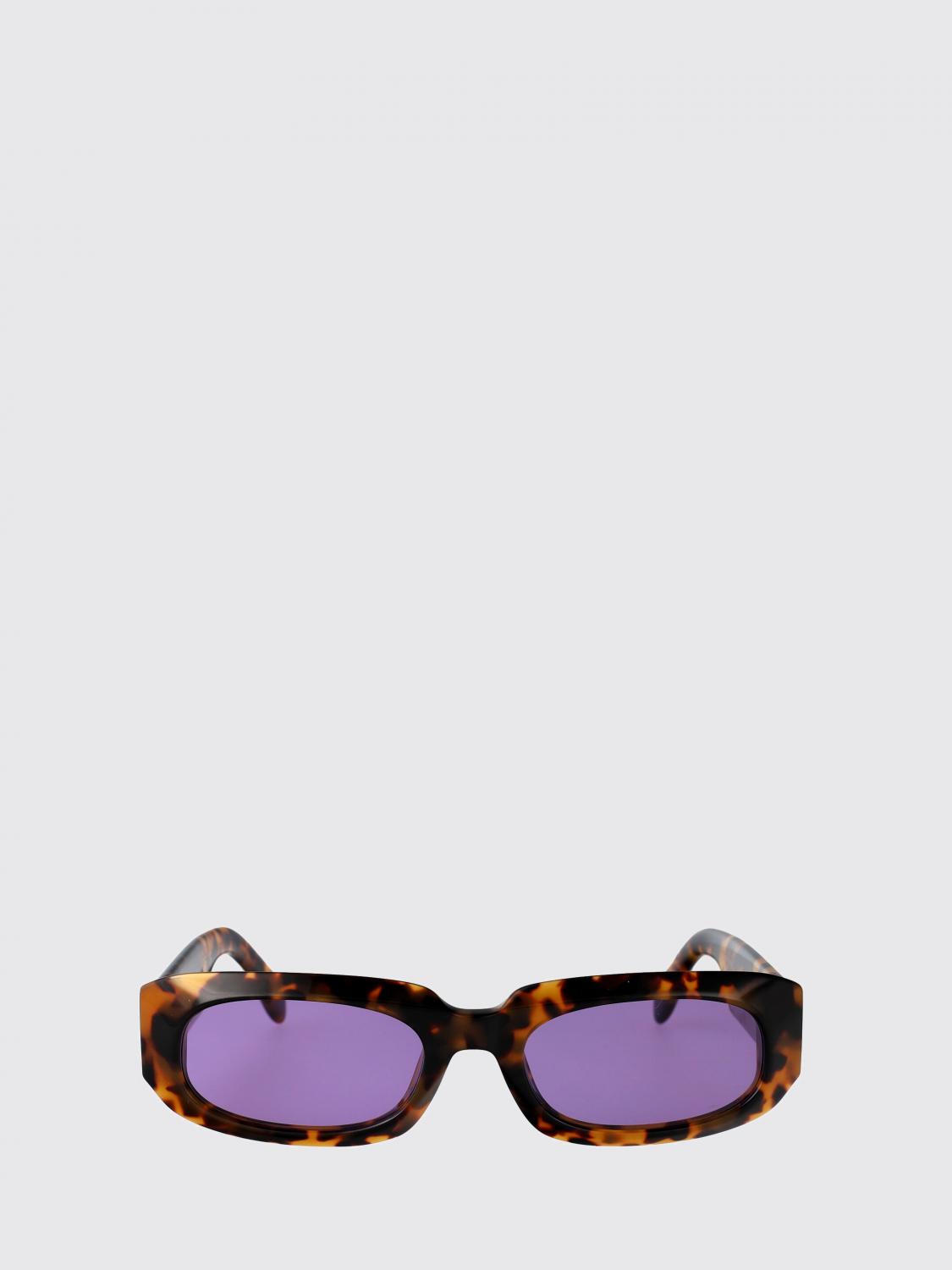 PALM ANGELS OCCHIALI DA SOLE: Occhiali da sole Noah Palm Angels in acetato , Marrone - Img 2