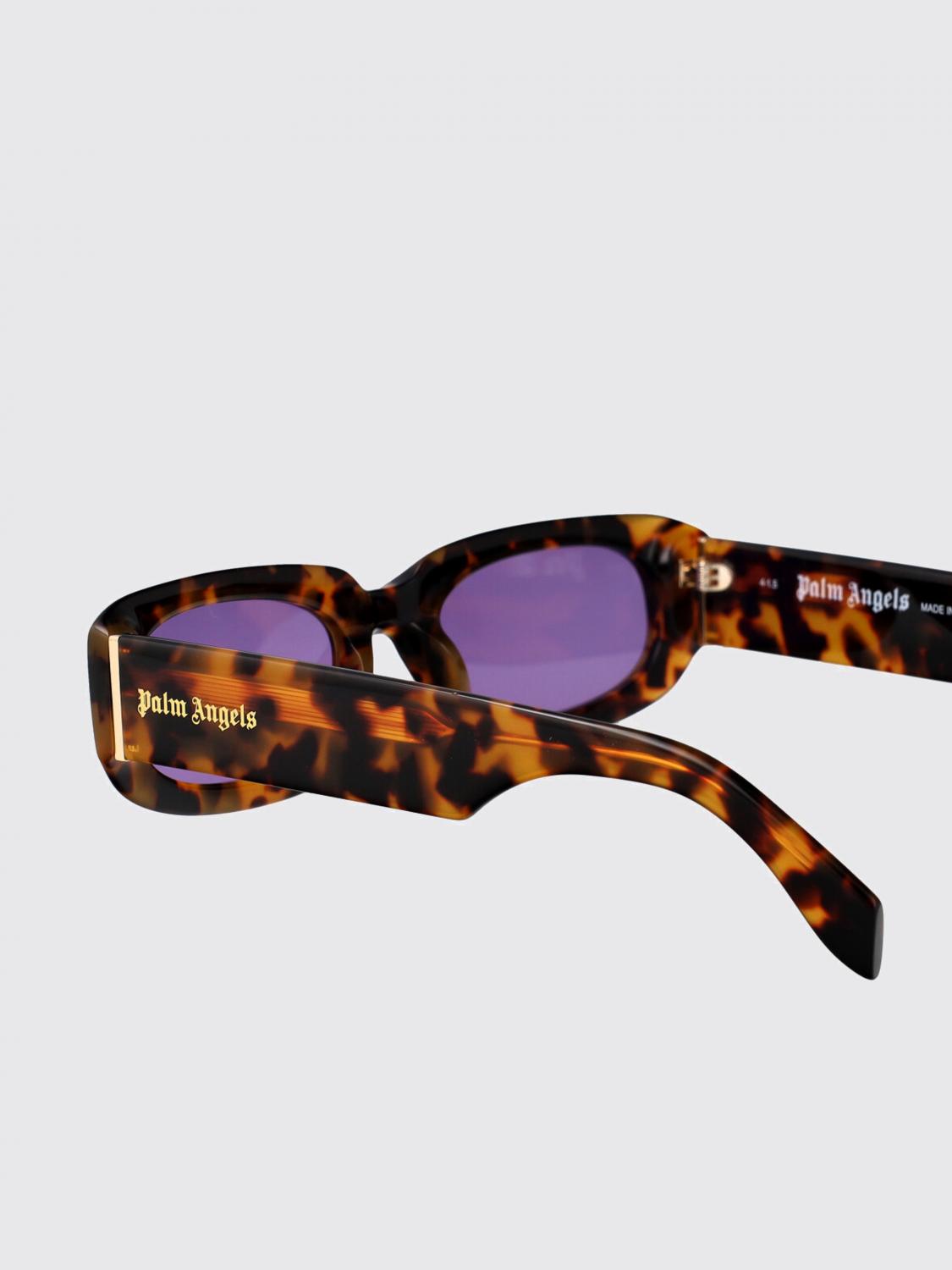PALM ANGELS OCCHIALI DA SOLE: Occhiali da sole Noah Palm Angels in acetato , Marrone - Img 4
