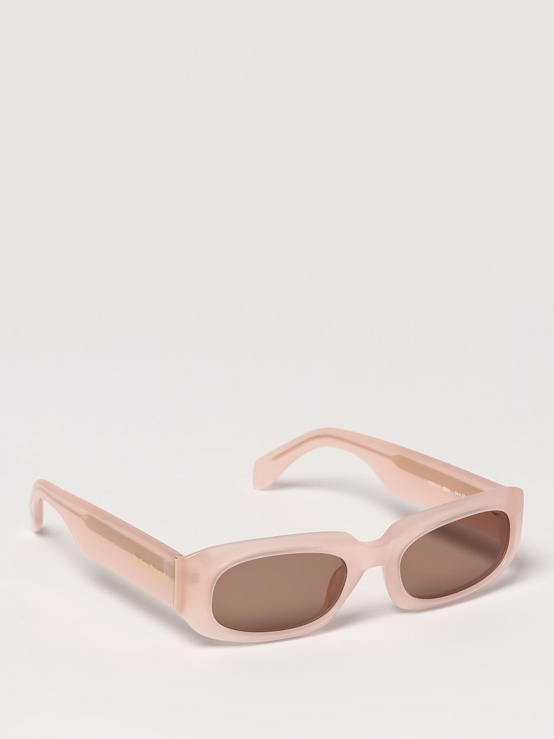 PALM ANGELS SONNENBRILLE: Noah Sonnenbrille aus Azetat Palm Angels, Durchsichtig - Img 1