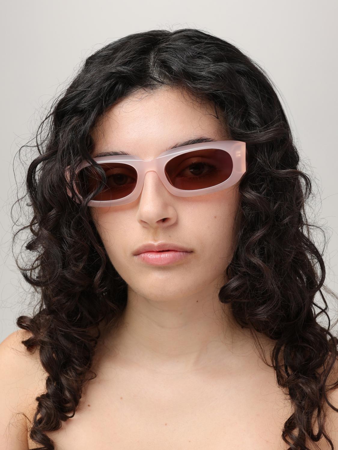 PALM ANGELS SONNENBRILLE: Noah Sonnenbrille aus Azetat Palm Angels, Durchsichtig - Img 2