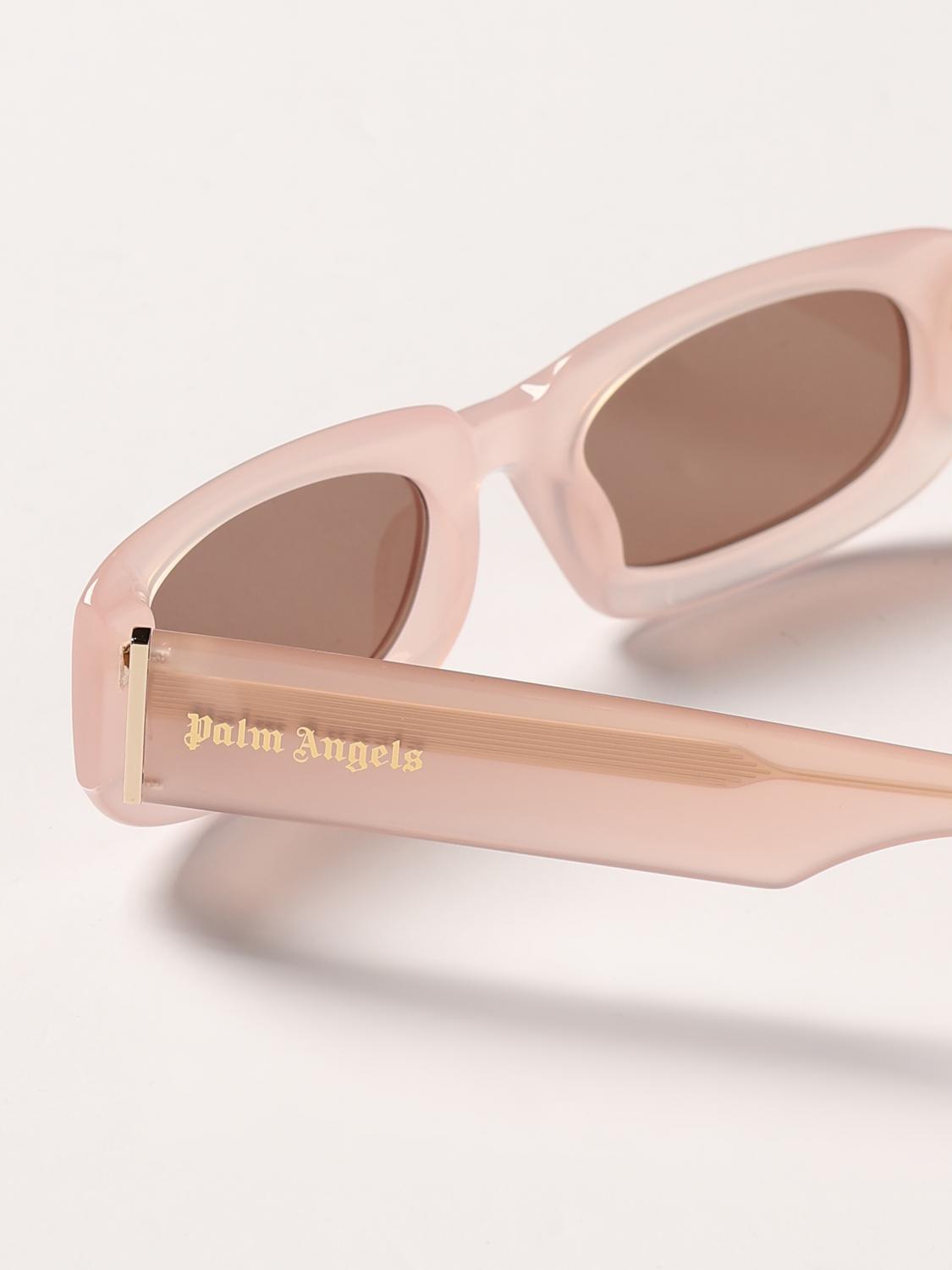 PALM ANGELS SONNENBRILLE: Noah Sonnenbrille aus Azetat Palm Angels, Durchsichtig - Img 5