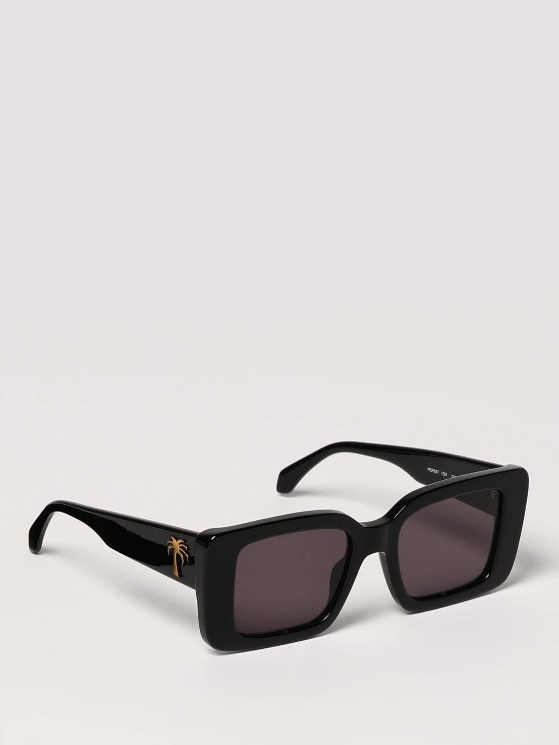 PALM ANGELS OCCHIALI DA SOLE: Occhiali da sole Dorris Palm Angels in acetato , Nero - Img 1