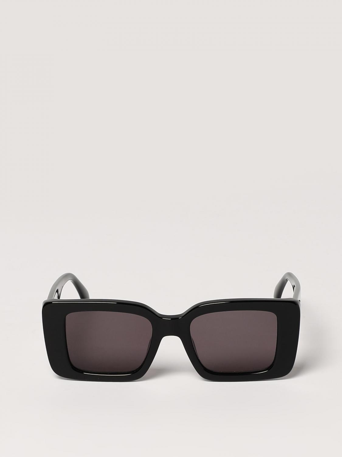 PALM ANGELS OCCHIALI DA SOLE: Occhiali da sole Dorris Palm Angels in acetato , Nero - Img 3