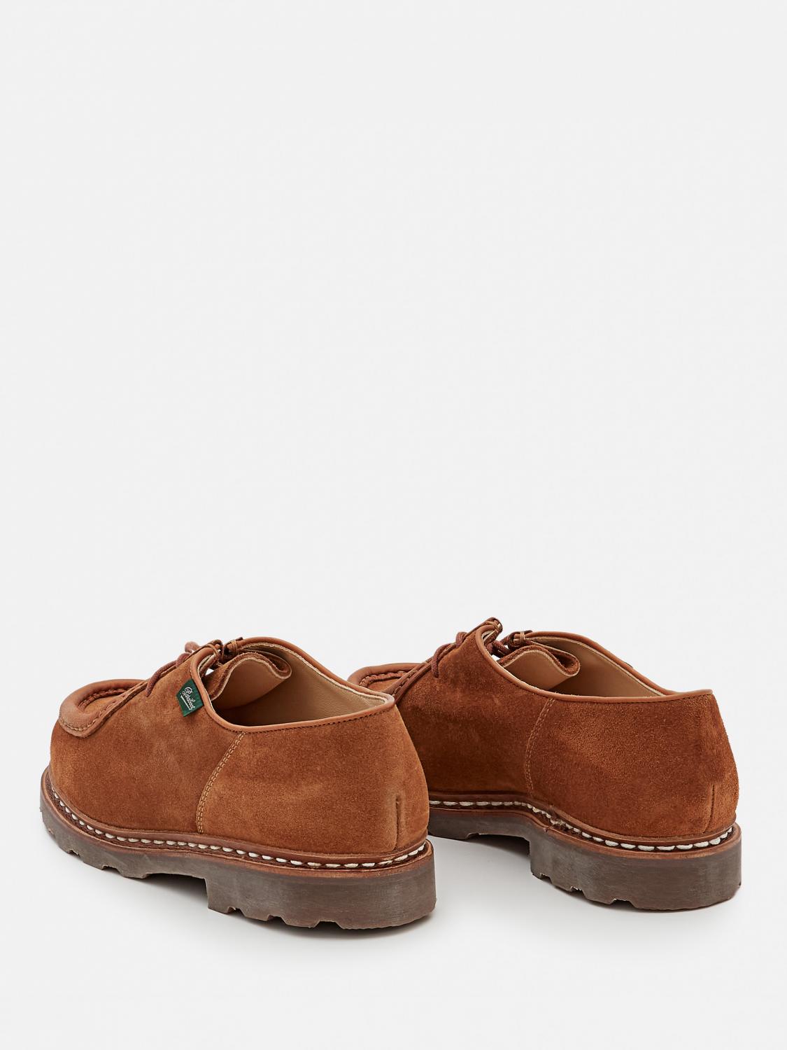 PARABOOT STRINGATE: Derby Paraboot in camoscio , Cuoio - Img 3
