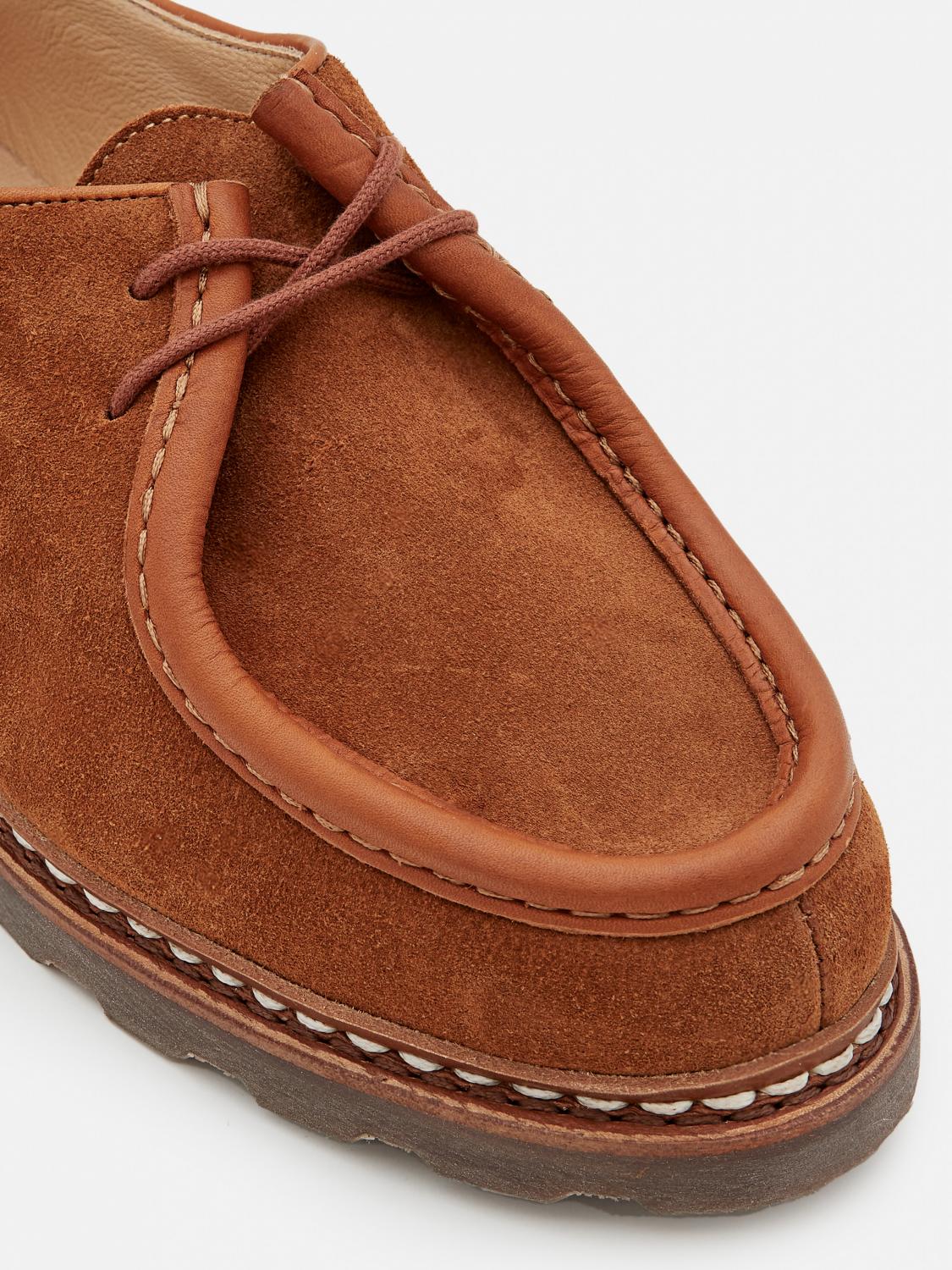 PARABOOT STRINGATE: Derby Paraboot in camoscio , Cuoio - Img 4
