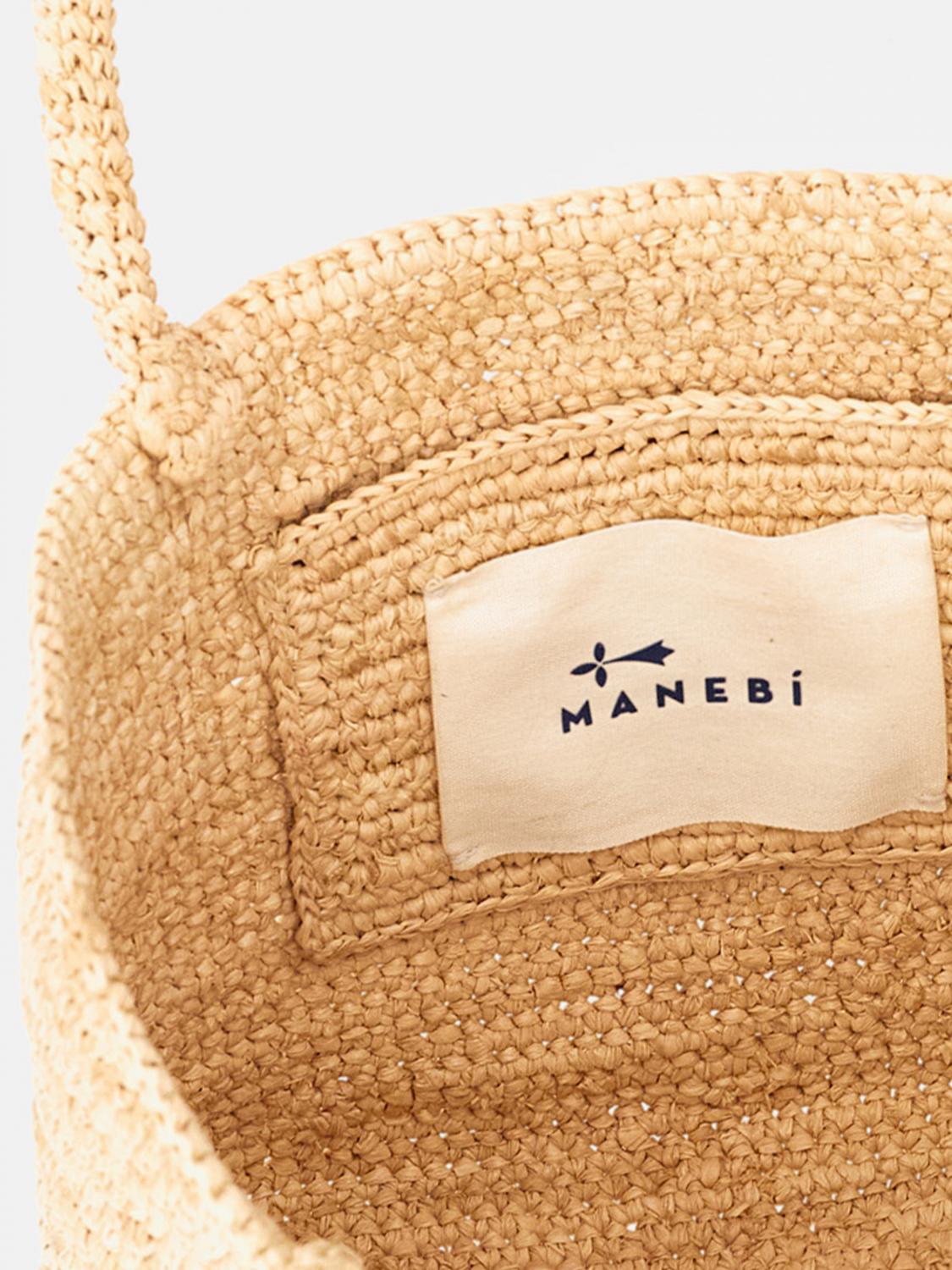 MANEBI SCHULTERTASCHE: Schultertasche damen Manebi, Beige - Img 3
