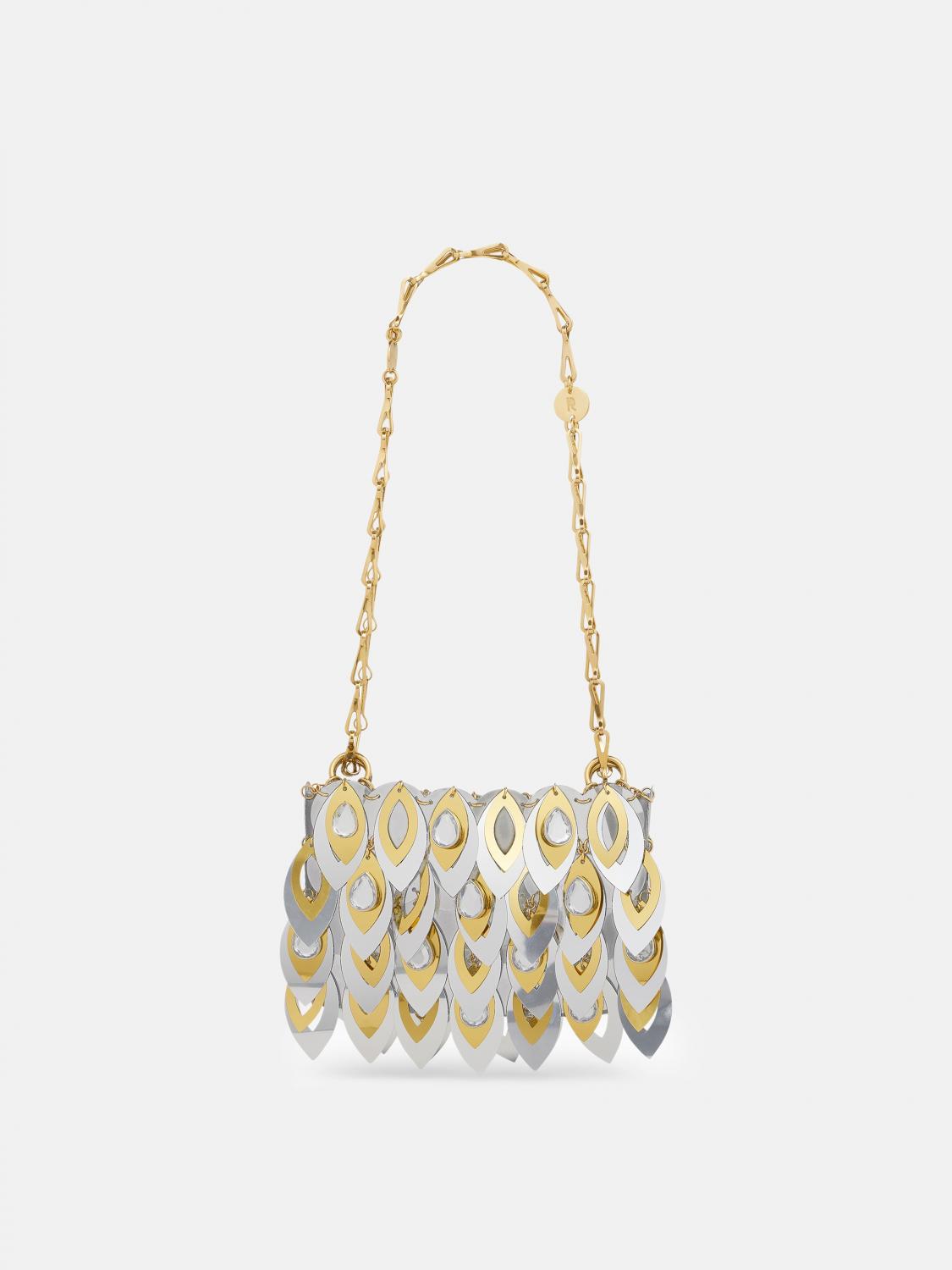 RABANNE MINI BOLSO: Bolso de hombro mujer Rabanne, Plata - Img 1