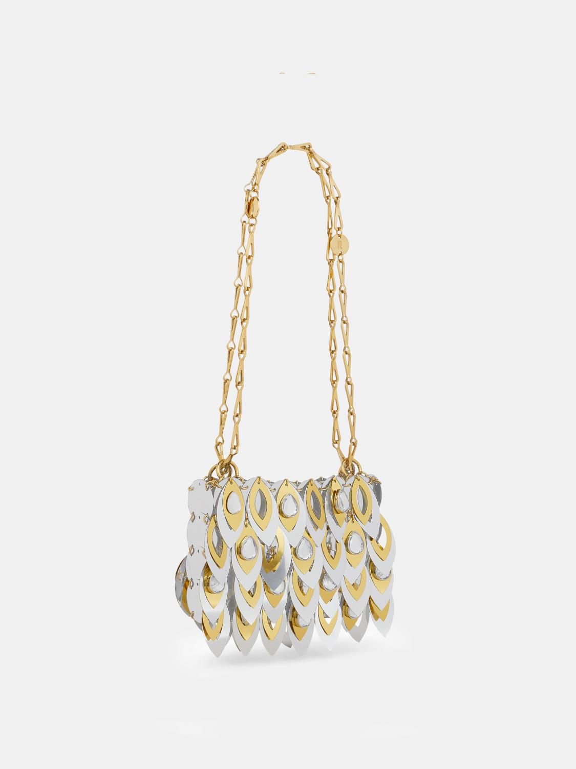 RABANNE MINI BOLSO: Bolso de hombro mujer Rabanne, Plata - Img 2