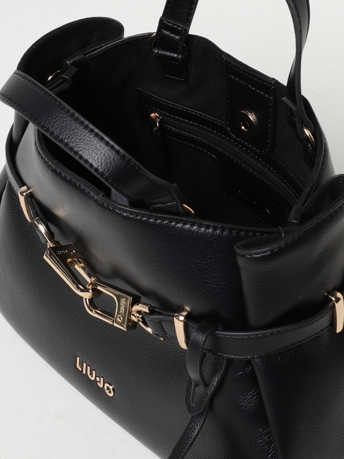 LIU JO BORSA A MANO: Borsa Liu Jo in pelle sintetica , Nero - Img 3