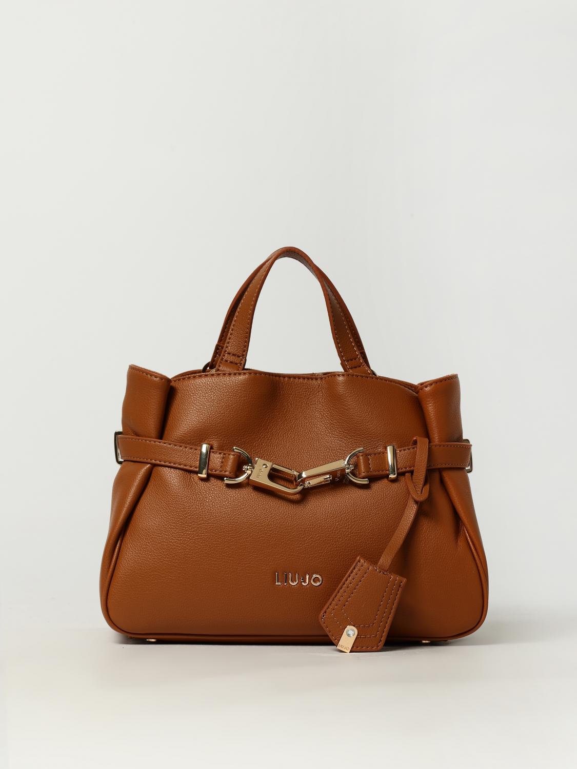 LIU JO BORSA A MANO: Borsa Liu Jo in pelle sintetica , Marrone - Img 1