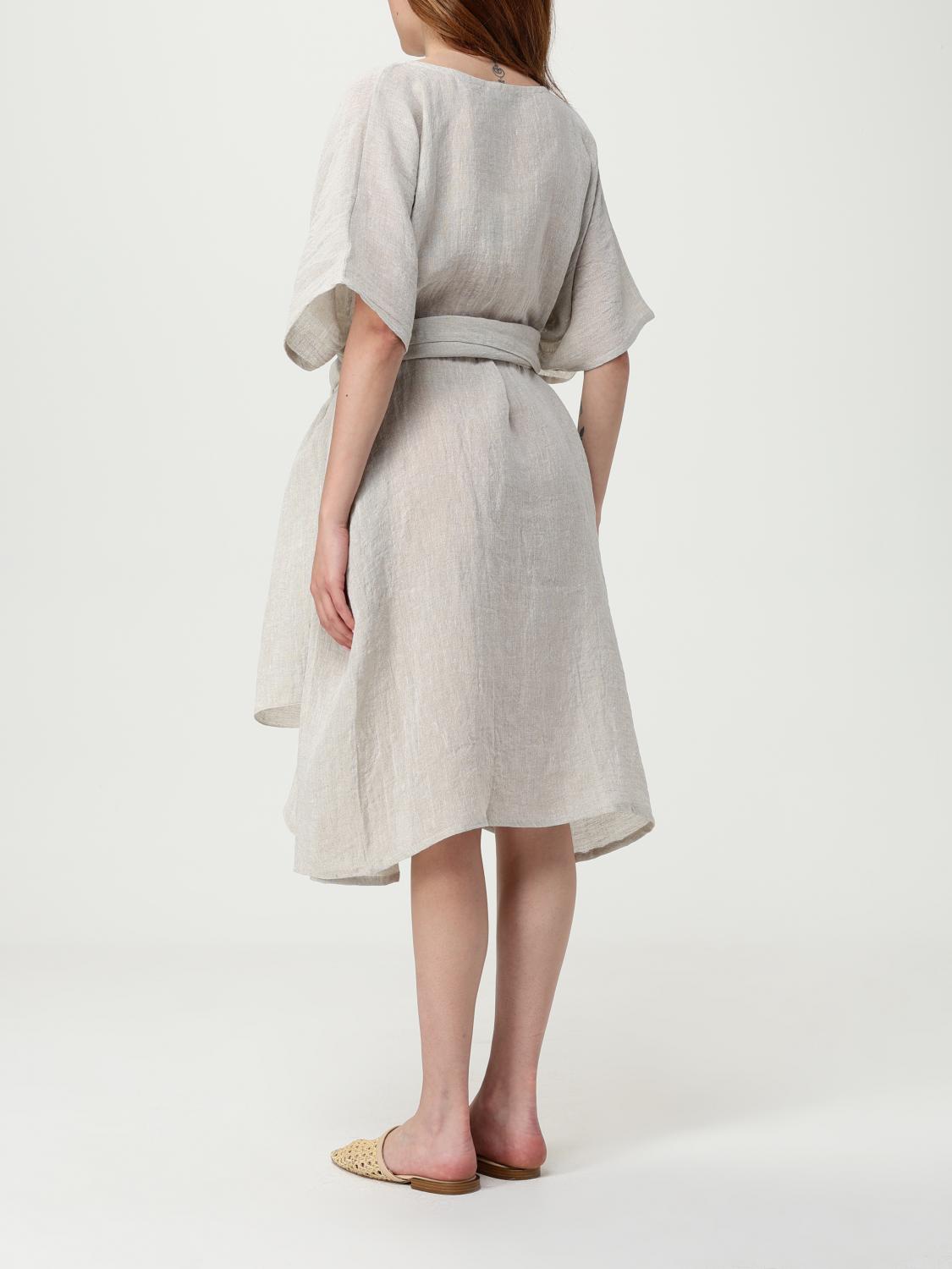 KAMPOS ABITO: Leinenkleid Kampos, Grau - Img 2