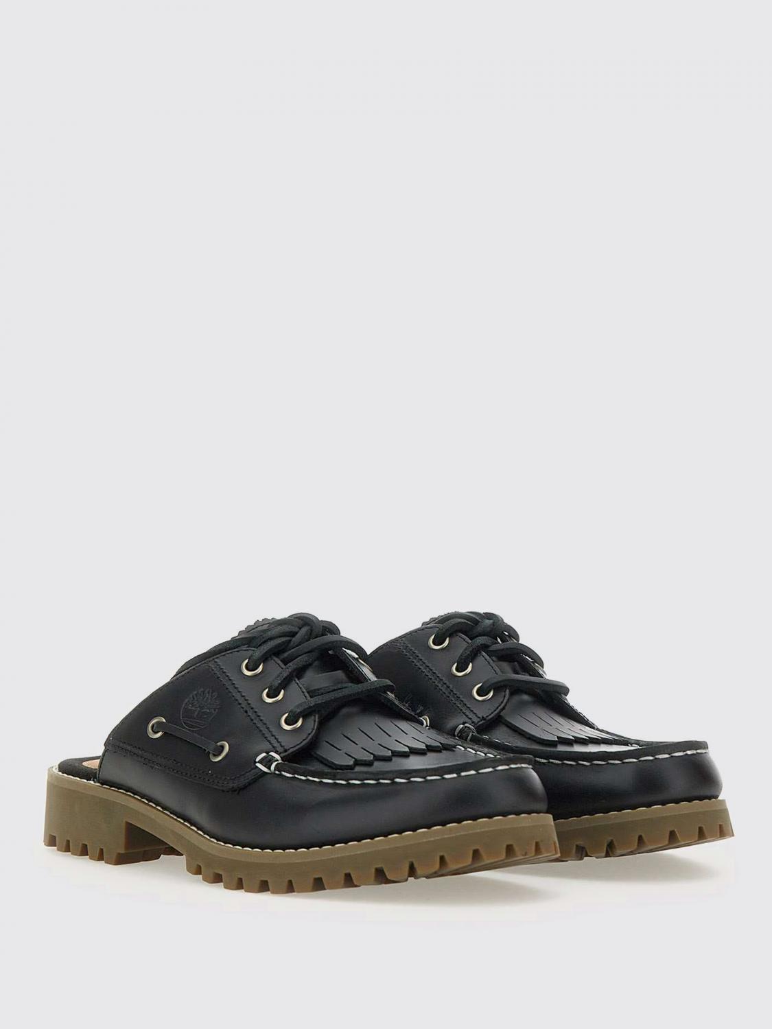 TIMBERLAND SCARPE: Mules Noreen Timberland in pelle , Nero - Img 2