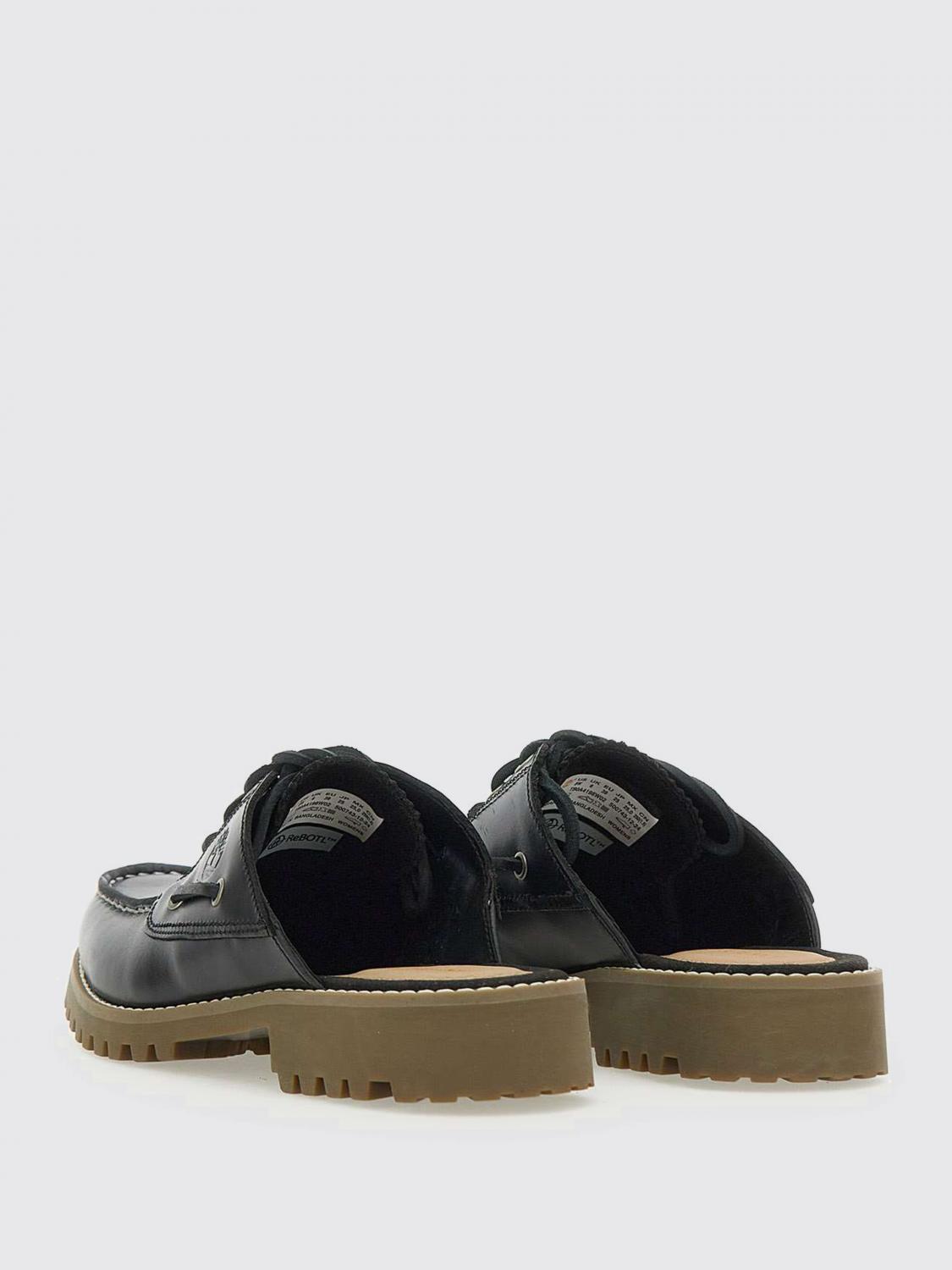 TIMBERLAND SCARPE: Mules Noreen Timberland in pelle , Nero - Img 3