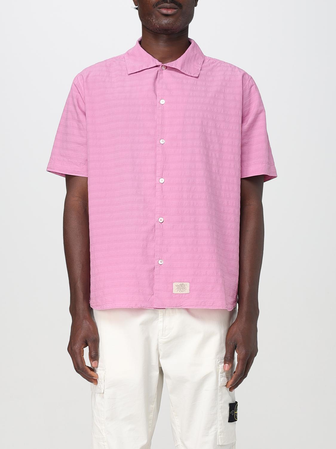 RANRA CAMICIA: Camicia Ranra in cotone e seta , Rosa - Img 1