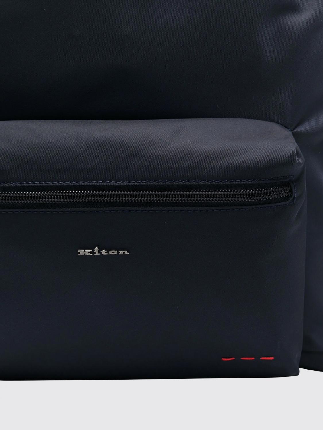 KITON BACKPACK: Backpack men Kiton, Blue - Img 3
