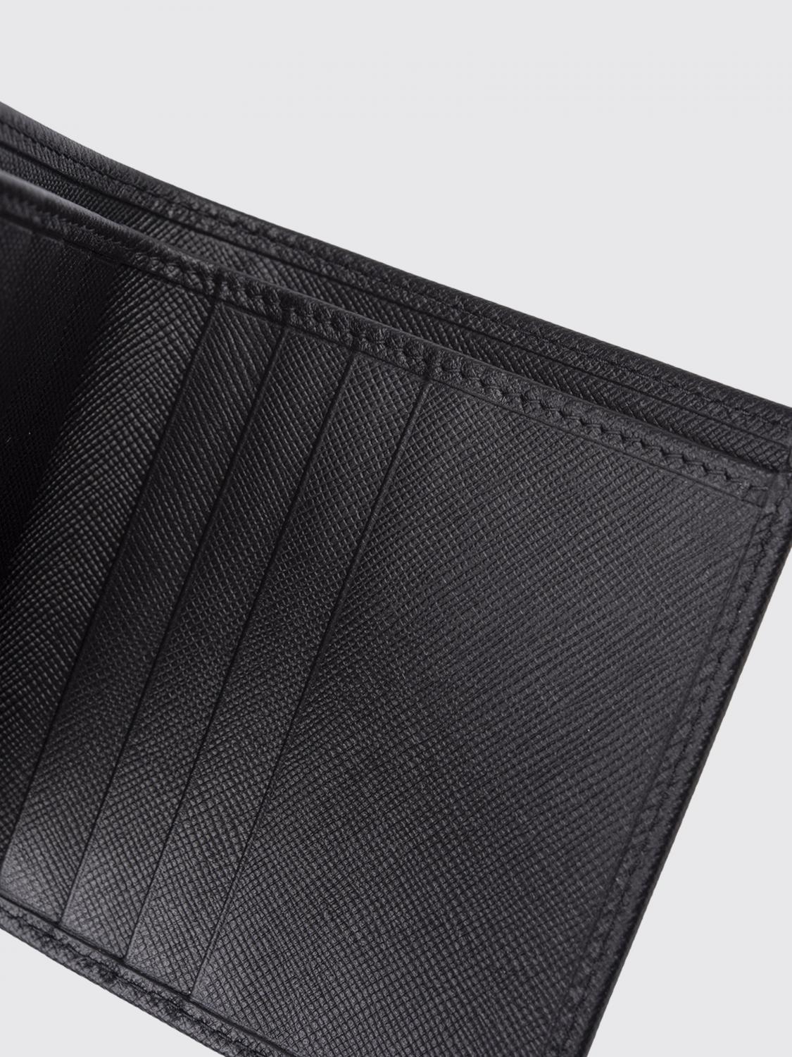 KITON PORTAFOGLIO: Portafoglio Kiton in pelle saffiano , Nero - Img 3