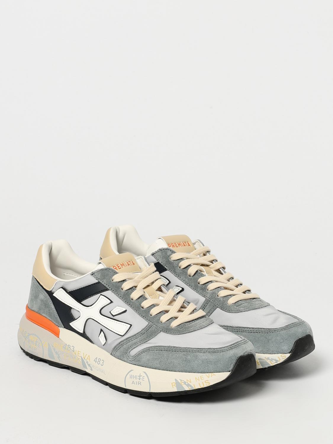 PREMIATA BASKETS: Baskets homme Premiata, Gris - Img 2