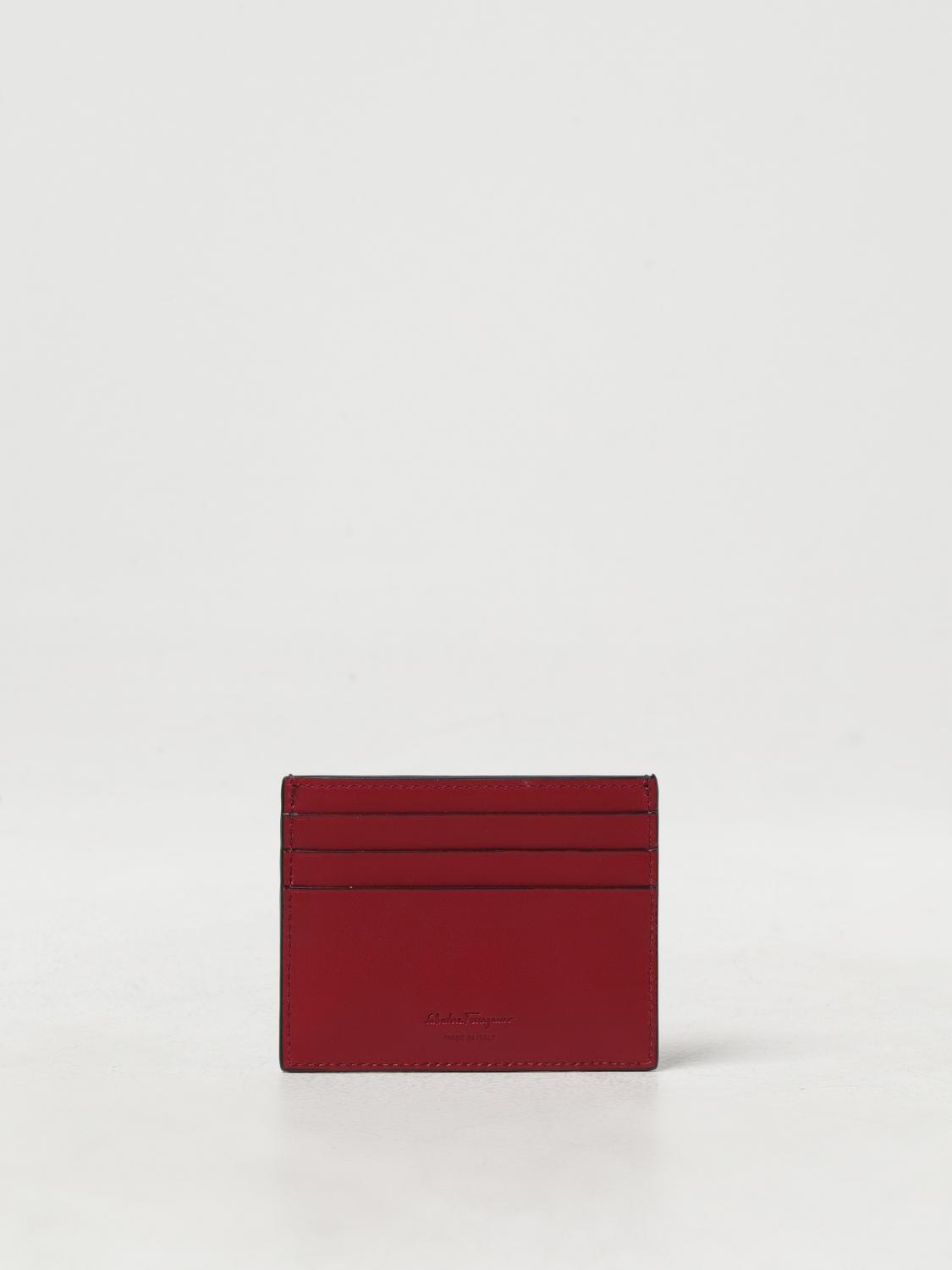 FERRAGAMO 지갑: Ferragamo 간치니 엠보싱 가죽 카드 홀더, 블랙 - Img 2