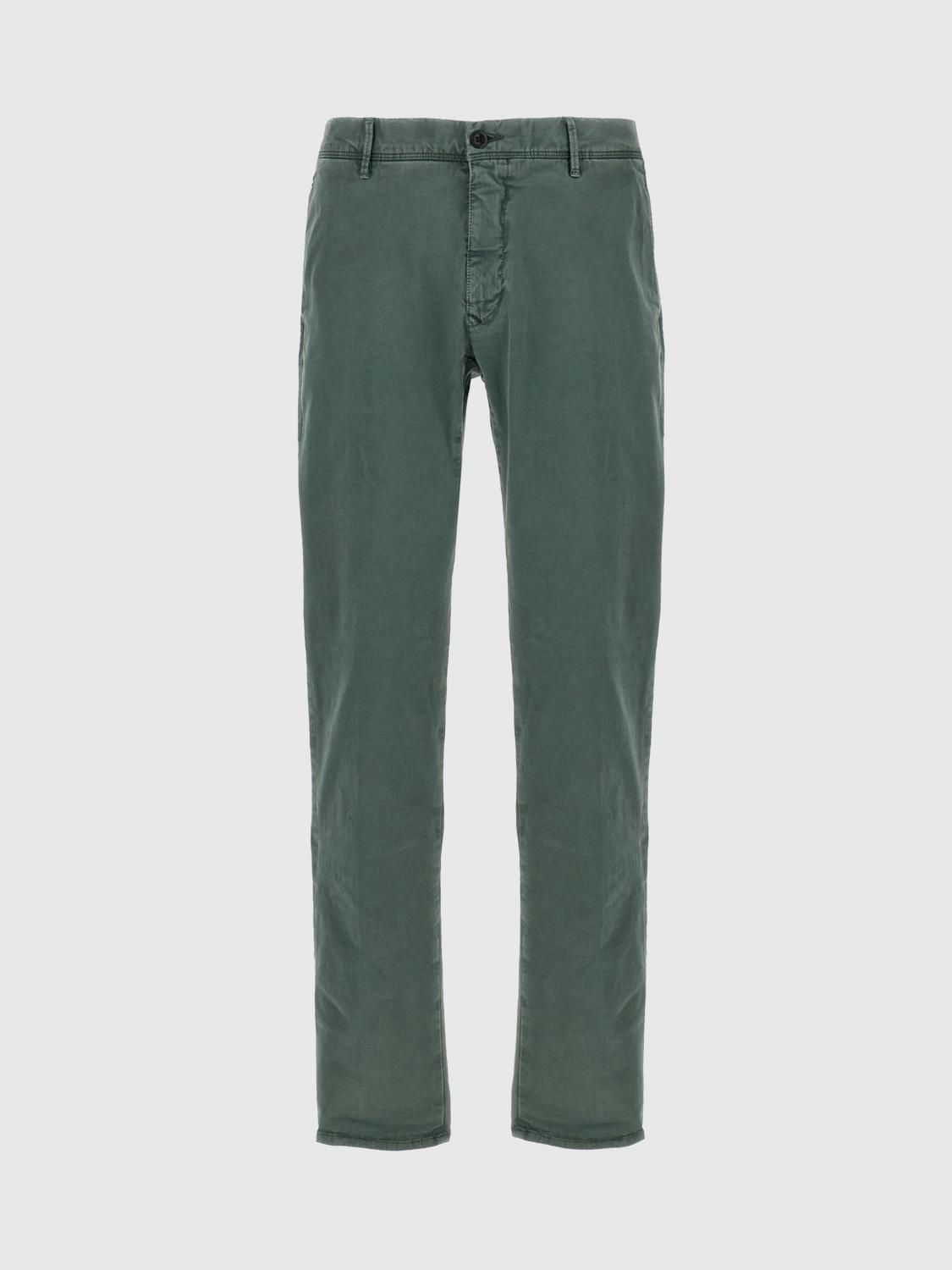 INCOTEX PANTS: Pants men Incotex, Green - Img 1