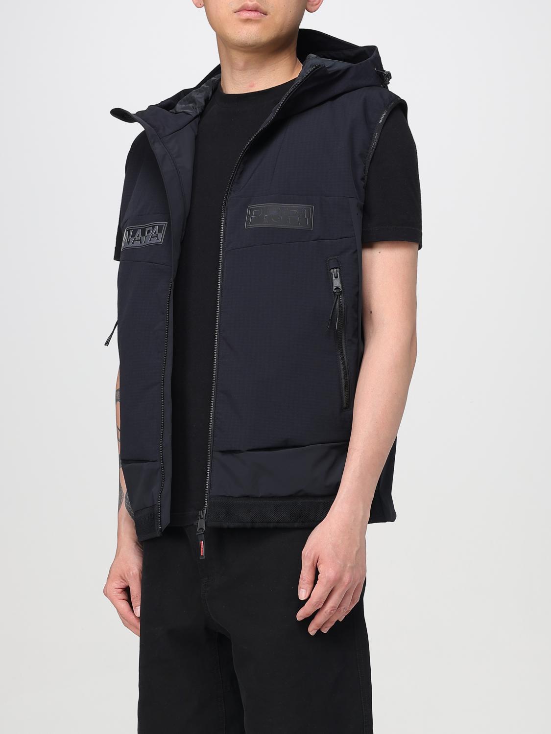 NAPAPIJRI GILET: Gilet con cappuccio in tessuto tecnico Napapijri, Nero - Img 3