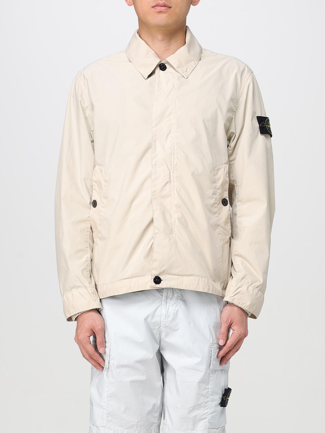 Stone Island ジャケット メンズ - ベージュ | 4100025S0042 | GIGLIO.COM