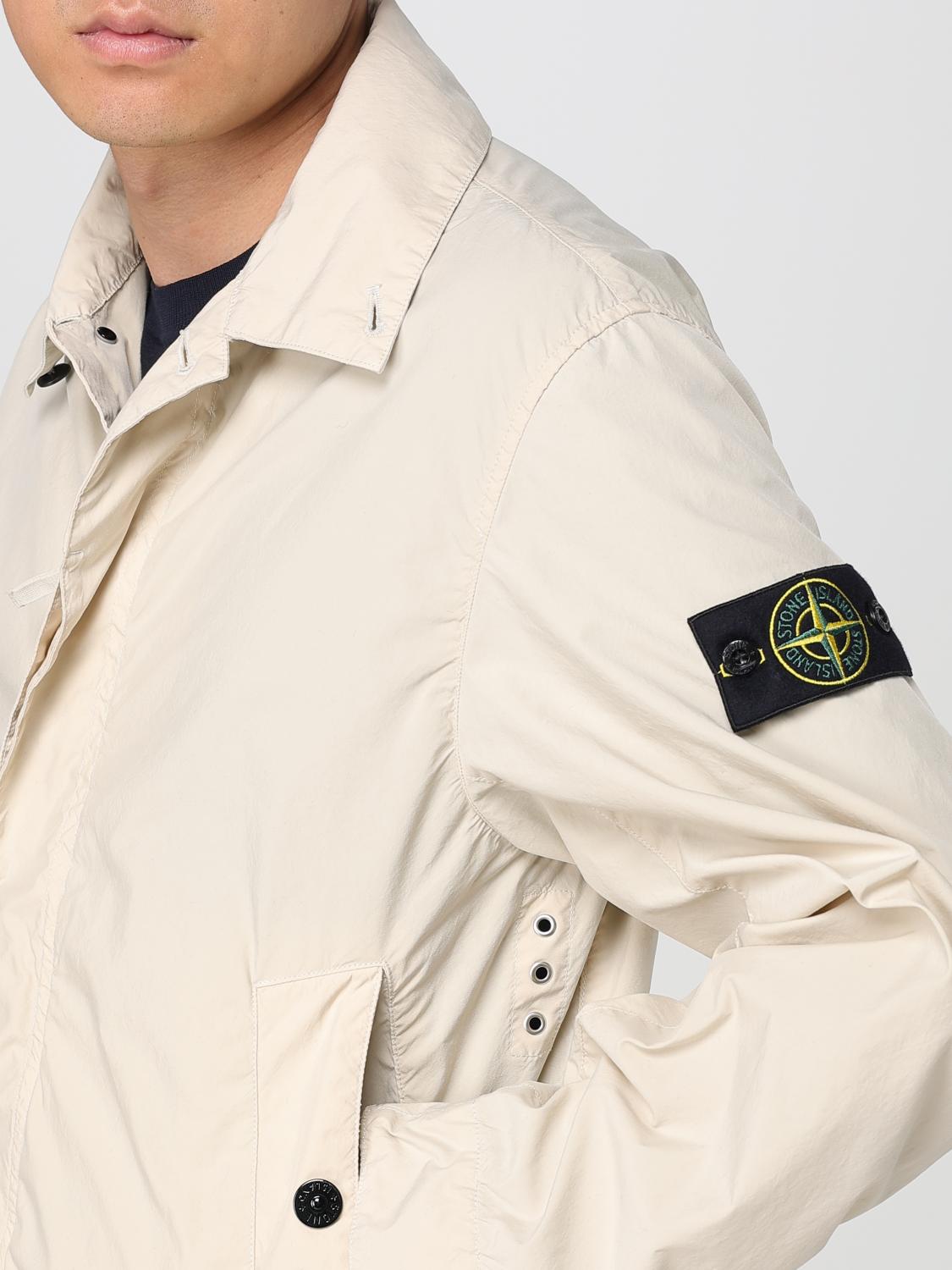 Stone Island ジャケット メンズ - ベージュ | 4100025S0042 | GIGLIO.COM