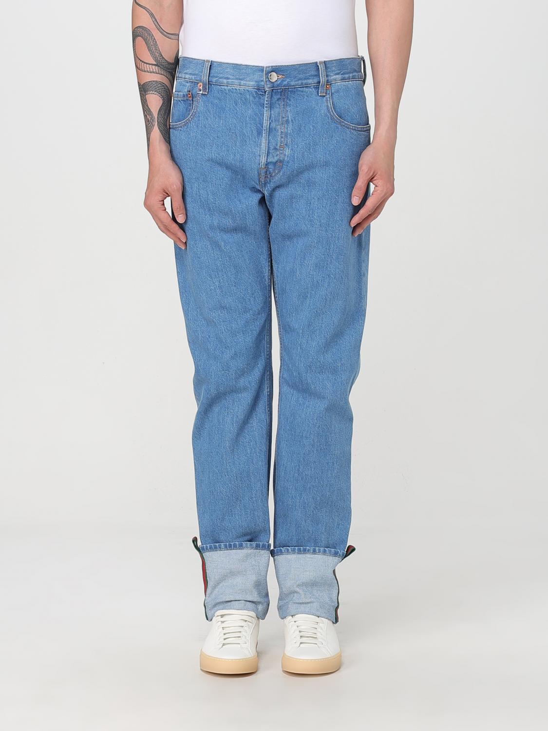 GUCCI JEANS: Jeans homme Gucci, Bleu - Img 1