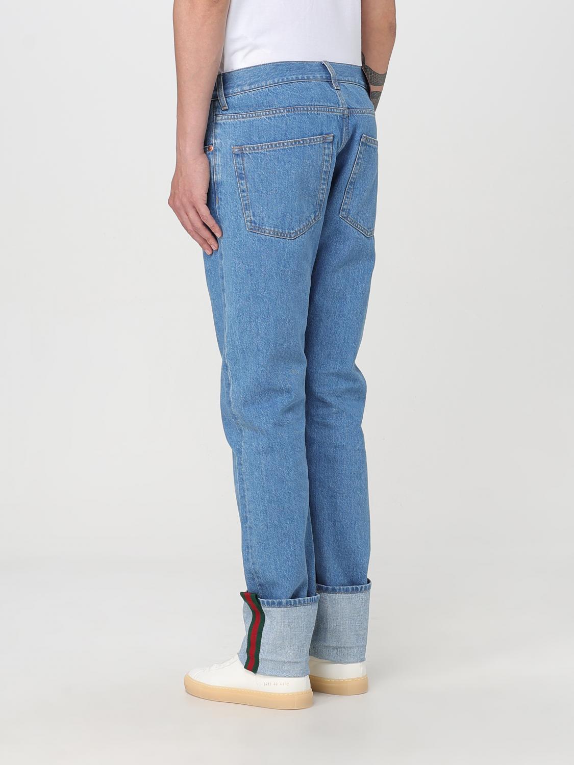 GUCCI JEANS: Jeans homme Gucci, Bleu - Img 3