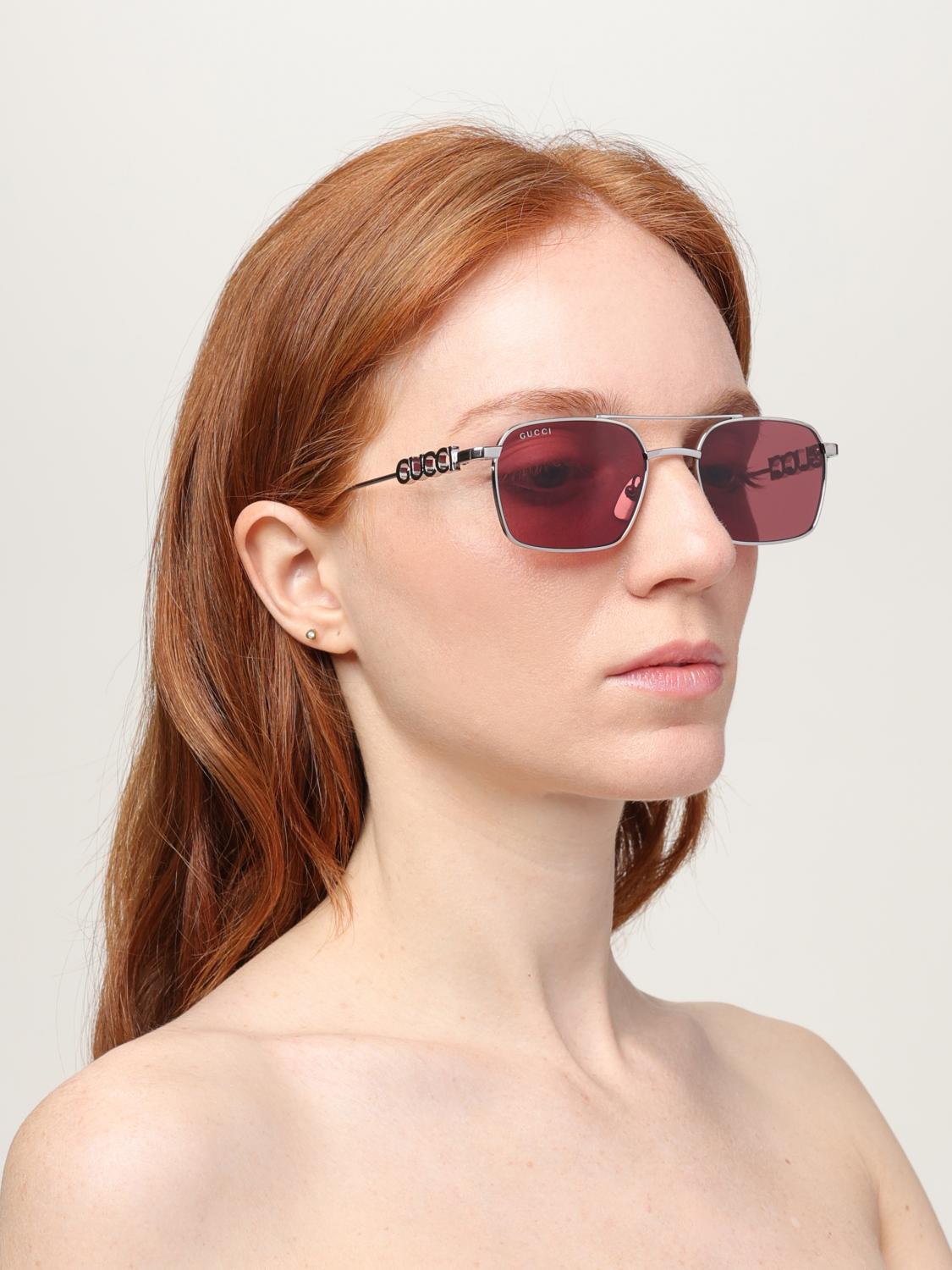 GUCCI GAFAS DE SOL: Gafas de sol GG1804S Gucci de metal, Plata - Img 2