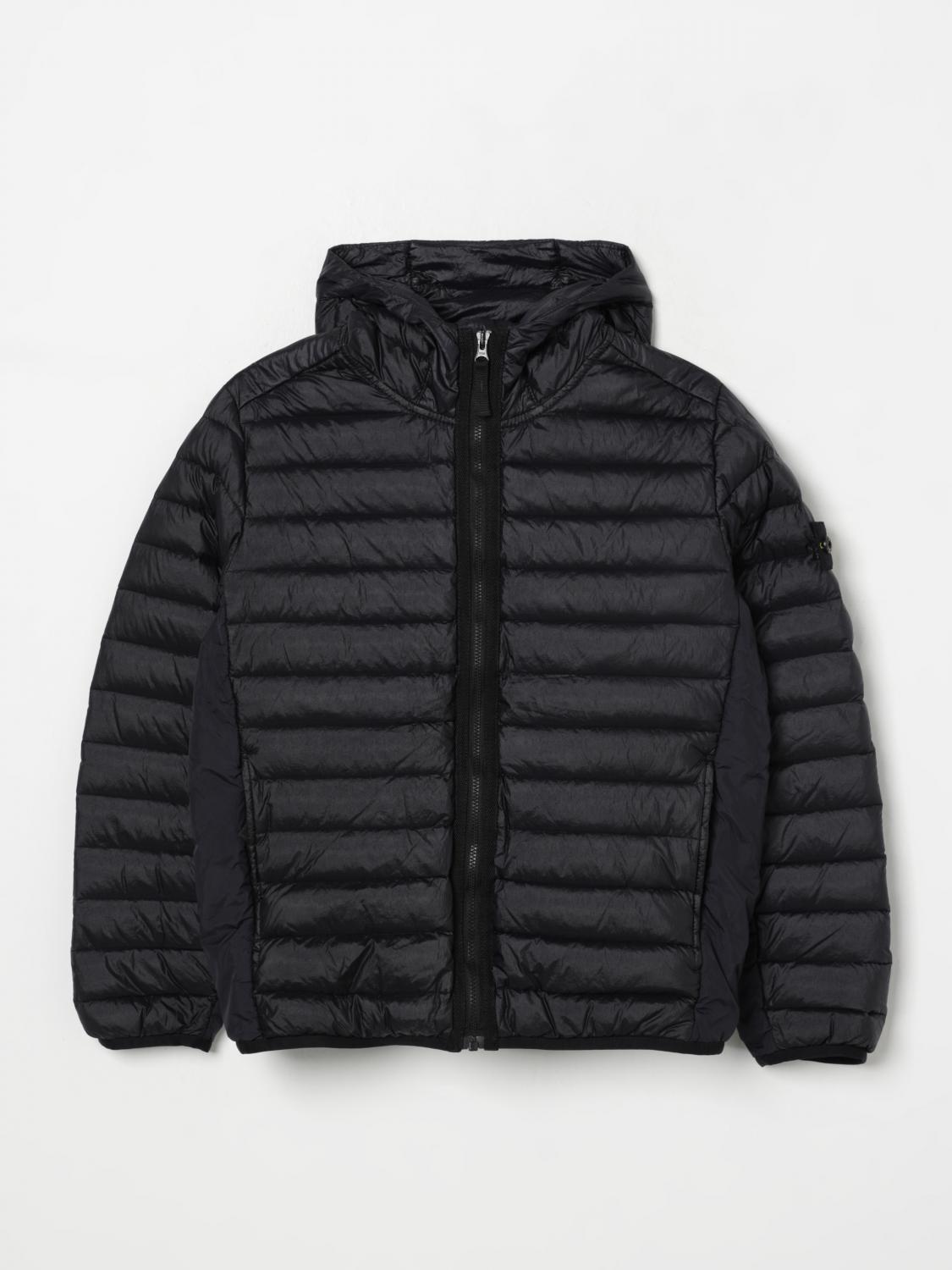 STONE ISLAND JUNIOR JACKET: Coat kids Stone Island Junior, Blue - Img 1