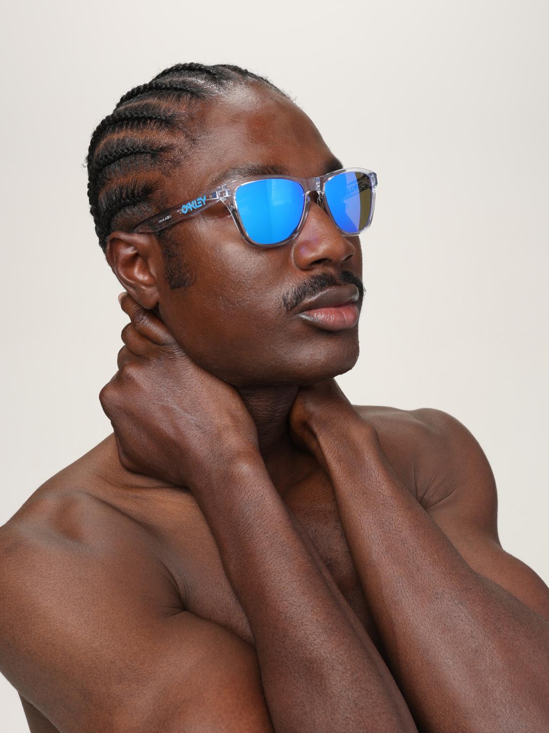 OAKLEY SUNGLASSES: Sunglasses men Oakley, Blue - Img 2