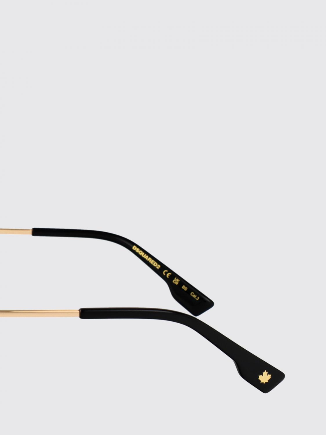 DSQUARED2 サングラス: Dsquared2 メタルサングラス, ブラック - Img 3