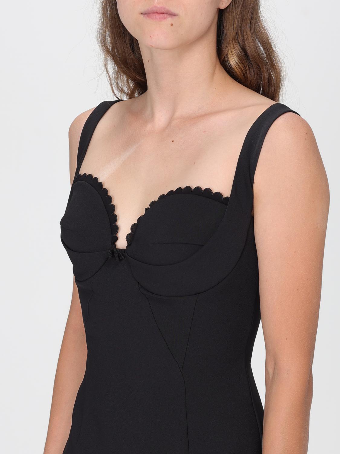 ELISABETTA FRANCHI VESTIDO: Vestido mujer Elisabetta Franchi, Negro - Img 3