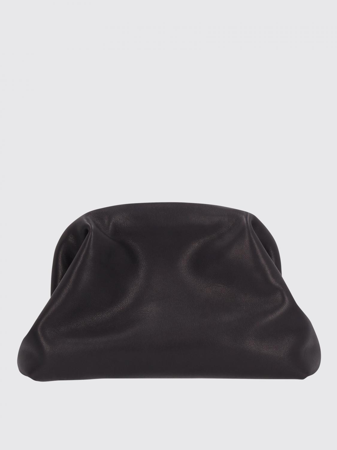 THE ROW CLUTCH: Clutch Mira in pelle The Row, Nero - Img 1