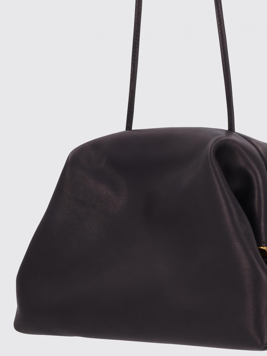 THE ROW CLUTCH: Clutch Mira in pelle The Row, Nero - Img 3