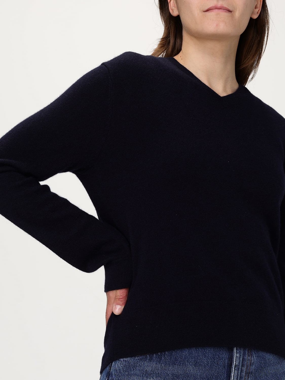 TOTEME PULL: Pull femme Toteme, Bleu - Img 4