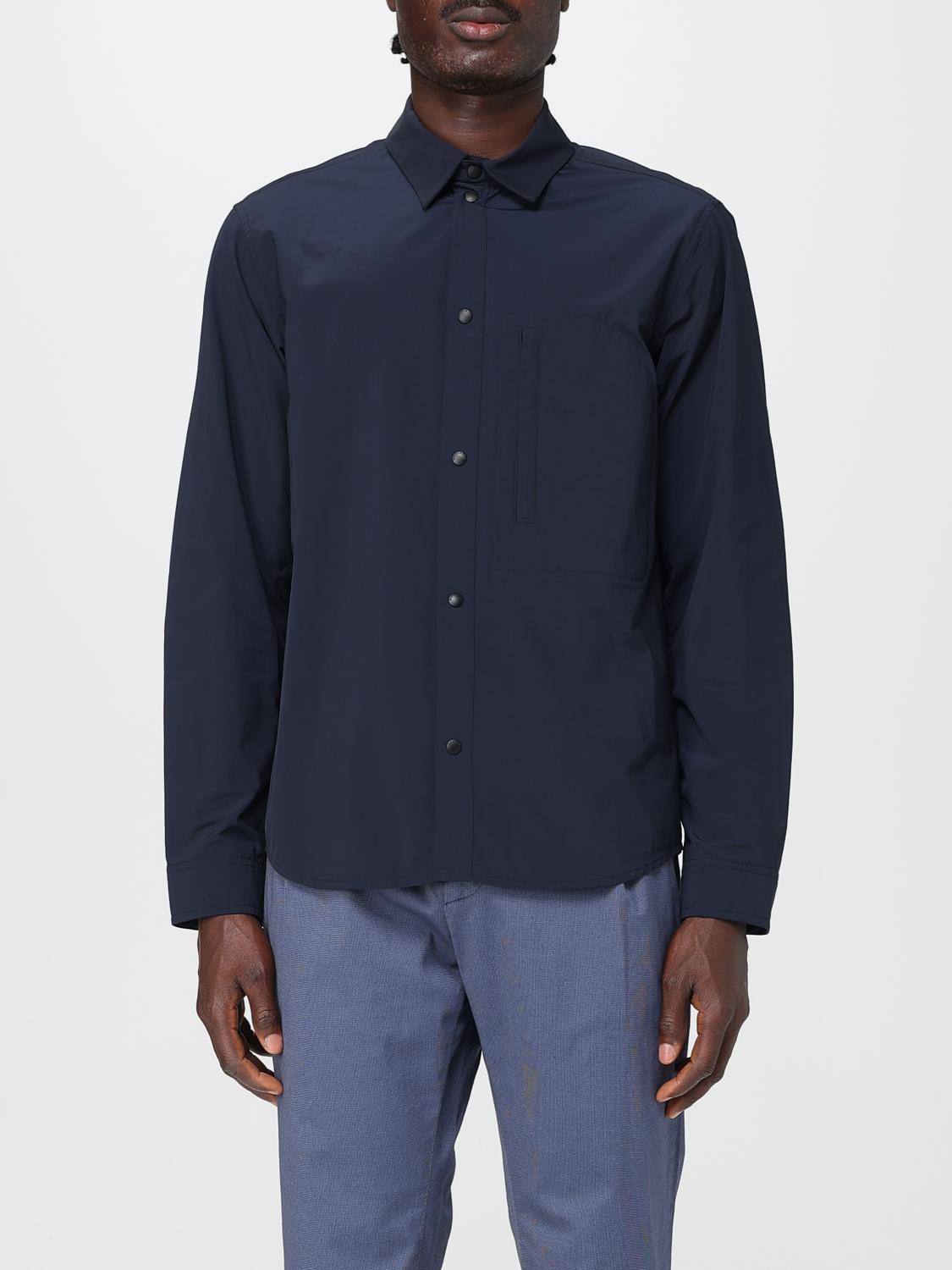 WOOLRICH CAMISA: Camisa hombre Woolrich, Azul Oscuro - Img 1