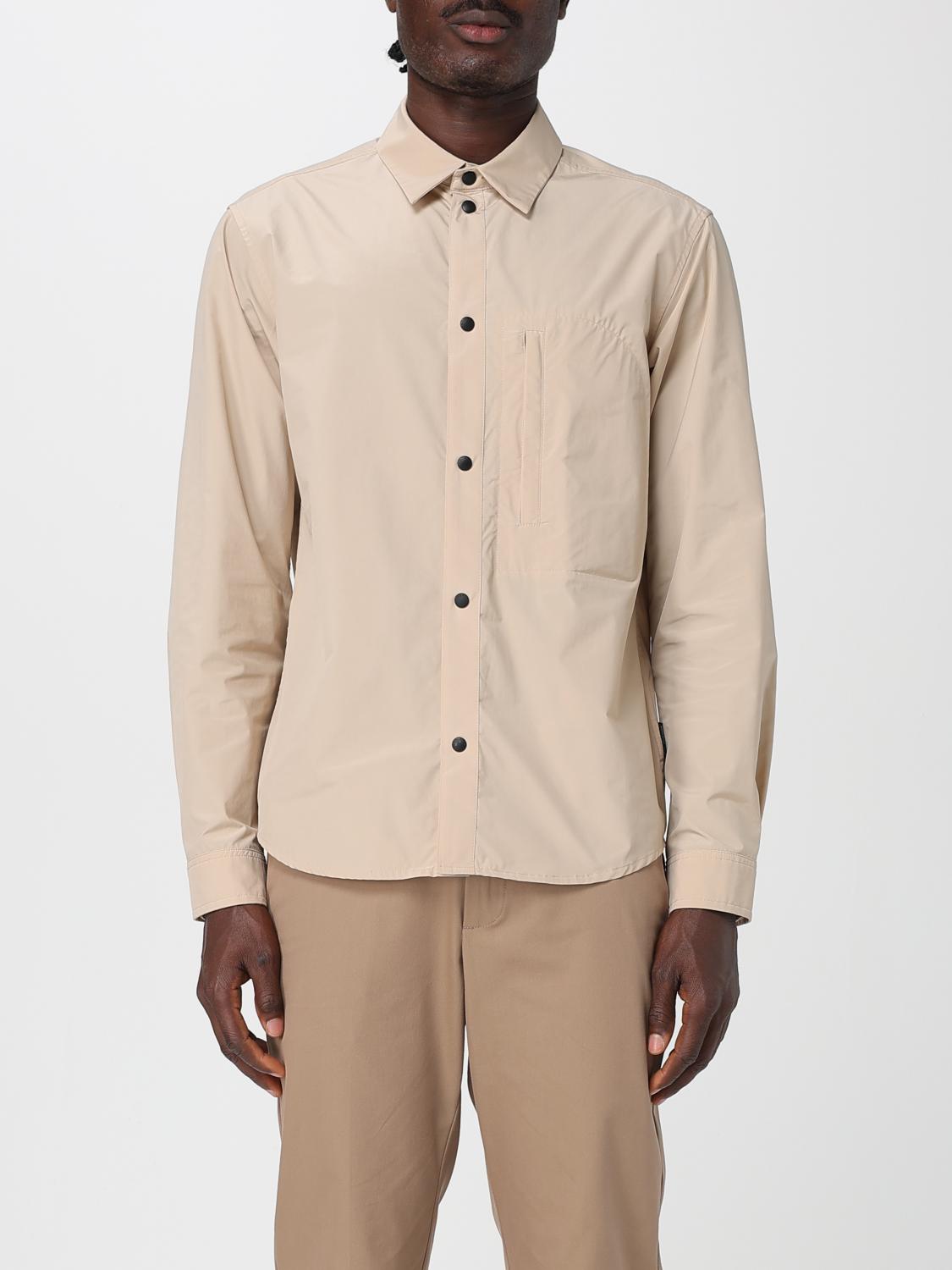 WOOLRICH CAMICIA: Camicia classica Woolrich in nylon , Beige - Img 1