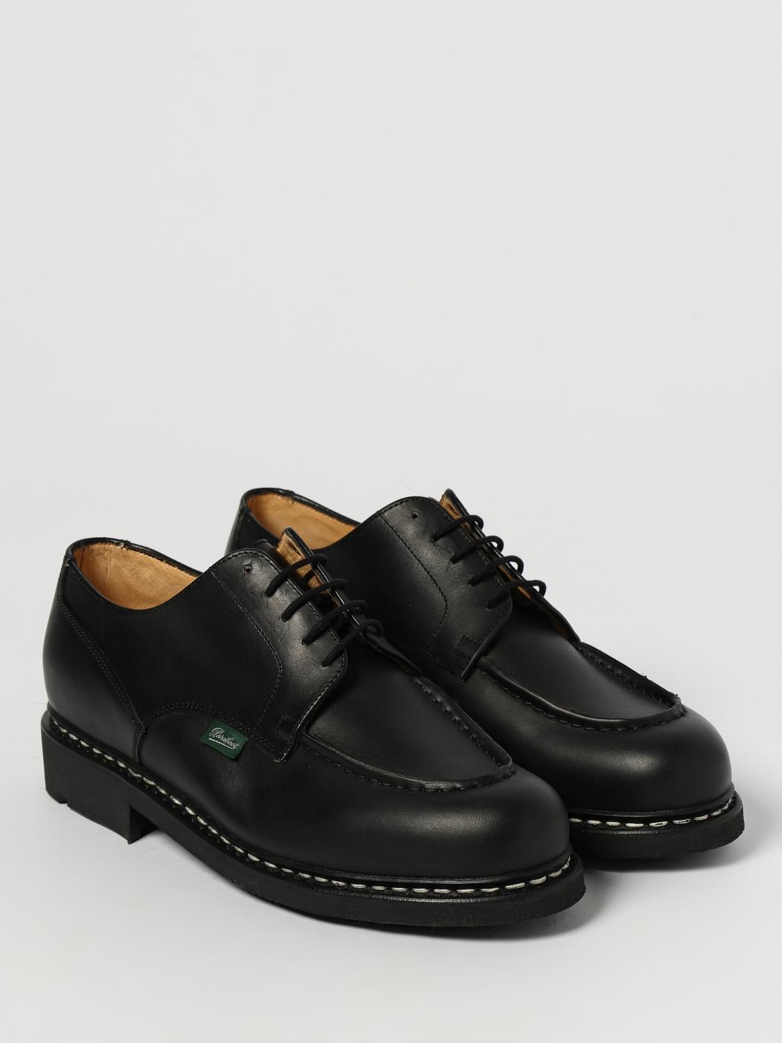 PARABOOT SCARPE STRINGATE: Derby Chambord Tex Paraboot in pelle , Nero - Img 2