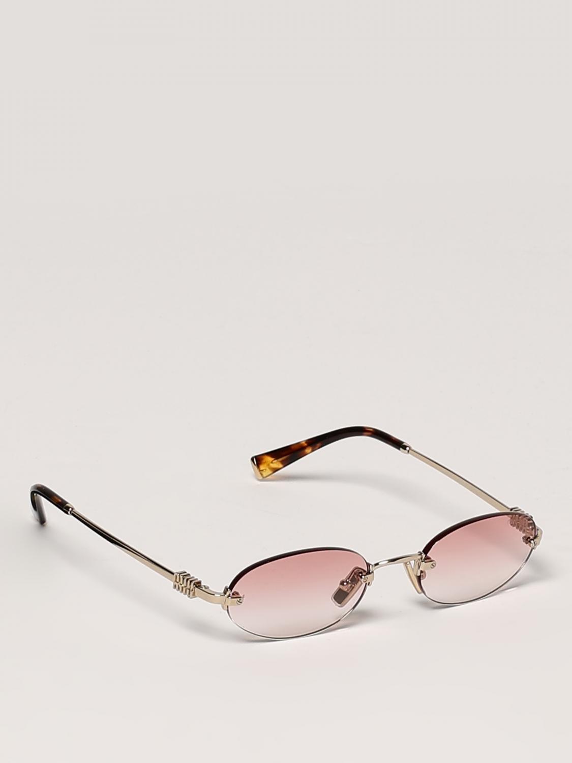 Miu Miu サングラス レディース - ピンク | A54S | GIGLIO.COM