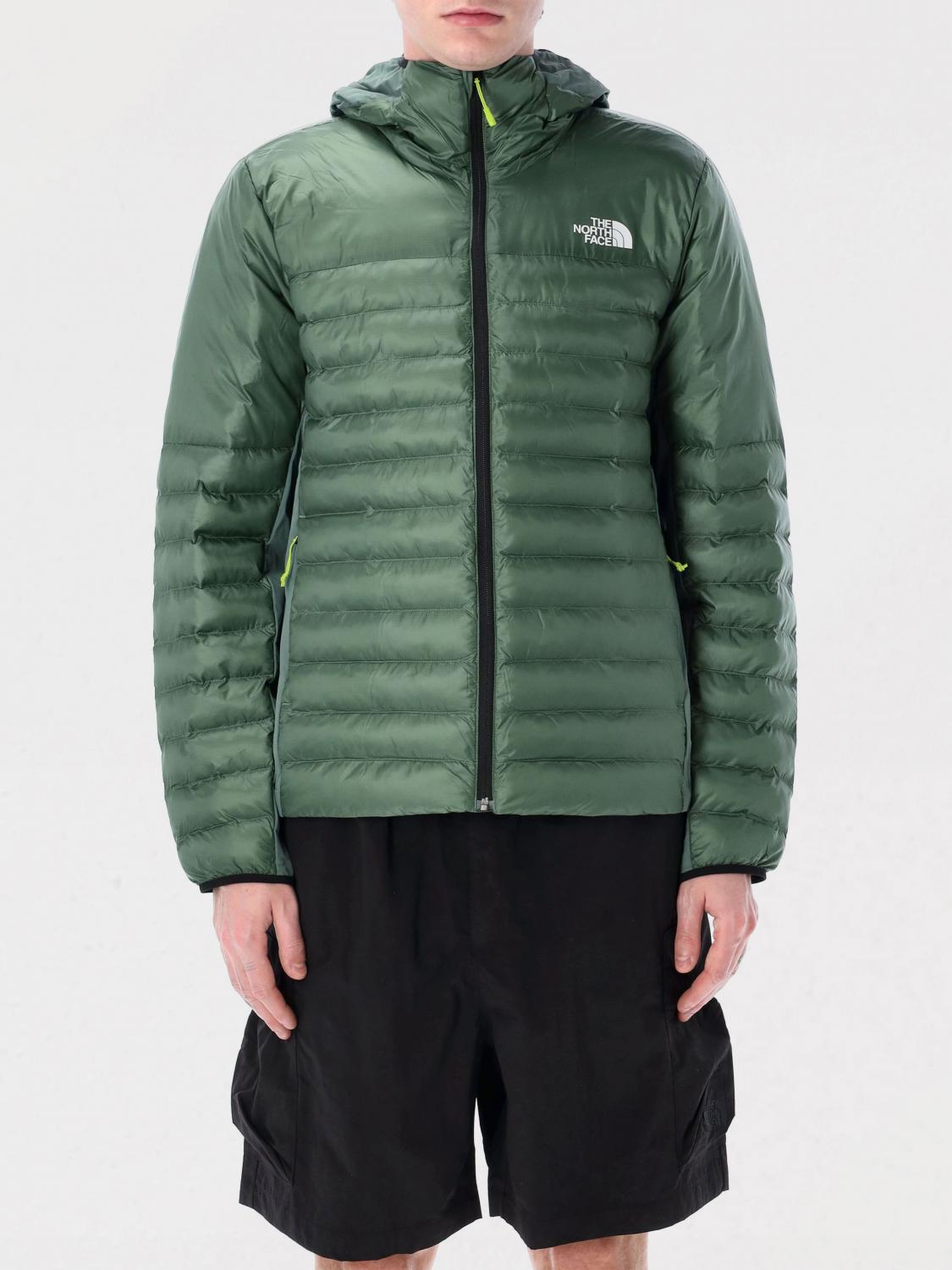 THE NORTH FACE GIACCA: Piumino The North Face in nylon trapuntato, Verde - Img 1