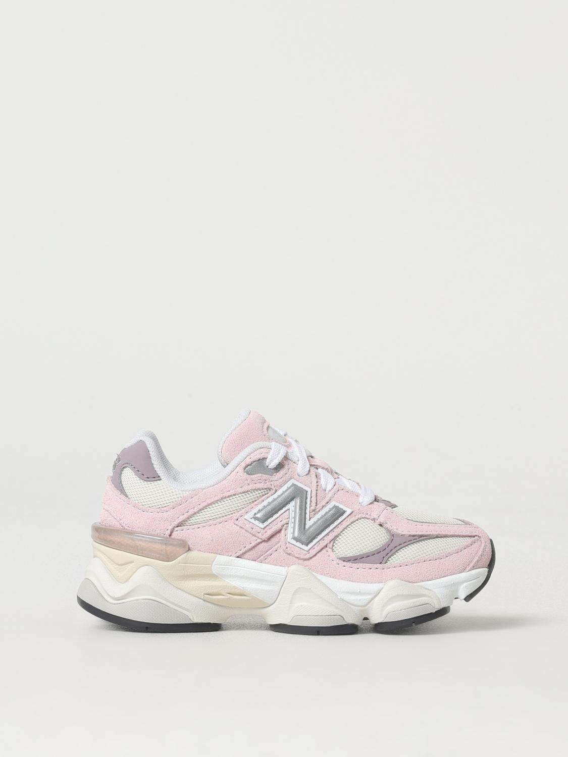 NEW BALANCE SNEAKERS: 9060 Wildleder- und Mesh-Sneakers New Balance, Pink - Img 1
