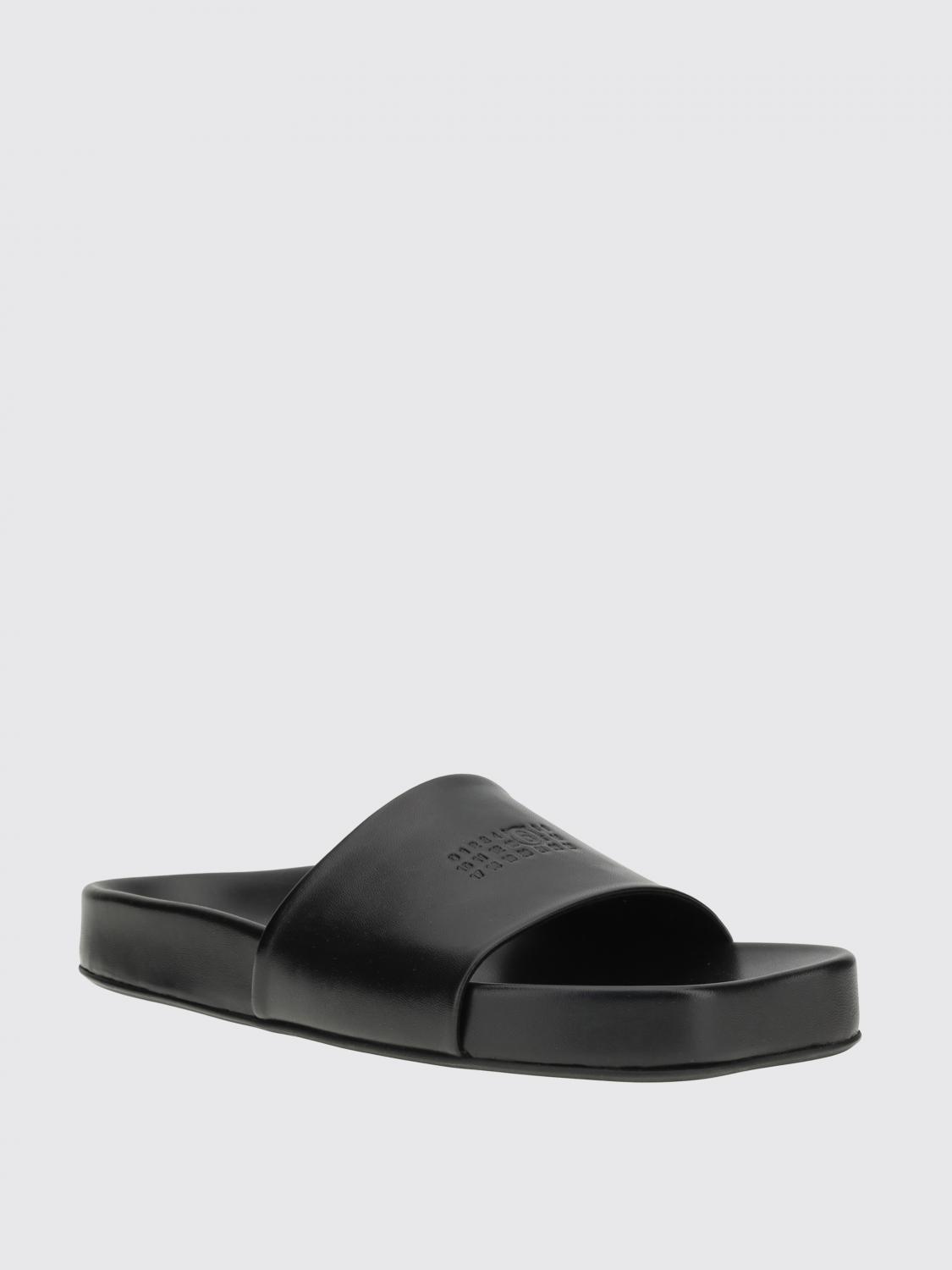 Mm6 Maison Margiela Sandals men - Black | SH3WP0003P3628  display picture 1