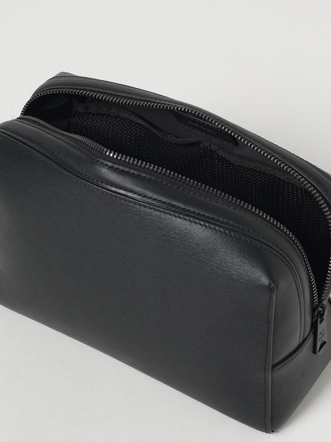 PAUL SMITH ACCESSORI BEAUTY: Beauty case in pelle saffiano Paul Smith, Nero - Img 3