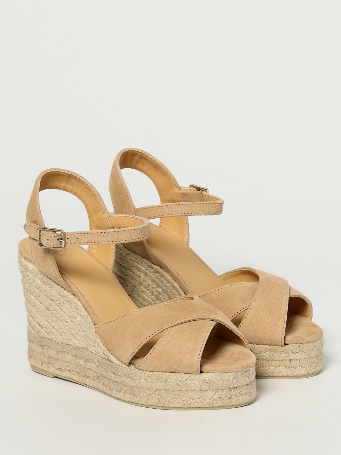 CASTAÑER SANDALES À TALONS: Espadrilles femme CastaÑer, Marron - Img 2