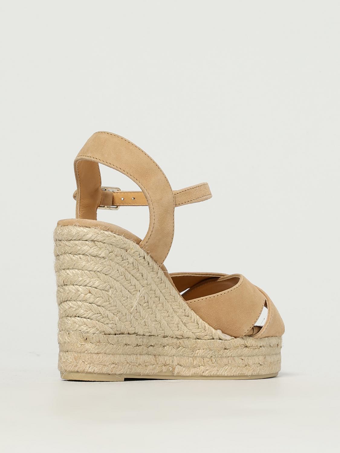 CASTAÑER SANDALES À TALONS: Espadrilles femme CastaÑer, Marron - Img 3