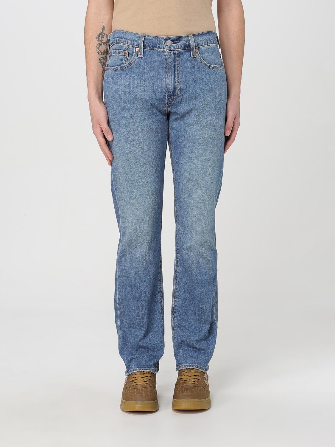 LEVI'S JEANS: Levi's classic cotton blend denim jeans, Blue - Img 1