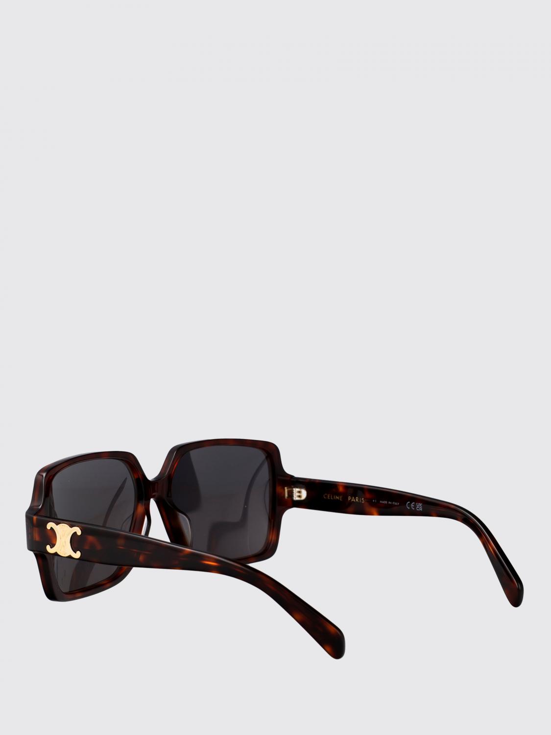 CELINE OCCHIALI DA SOLE: Acetat-Sonnenbrille Celine, Braun - Img 3