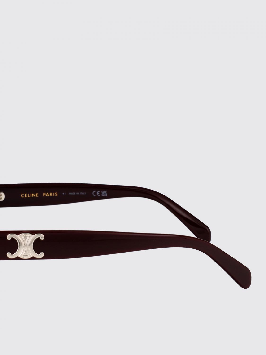 CELINE GAFAS DE SOL: Gafas de sol de acetato Celine, Granate - Img 4